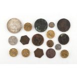 Property of a gentleman - a small quantity of coins including a 1968 Mexico 25 pesos silver coin and