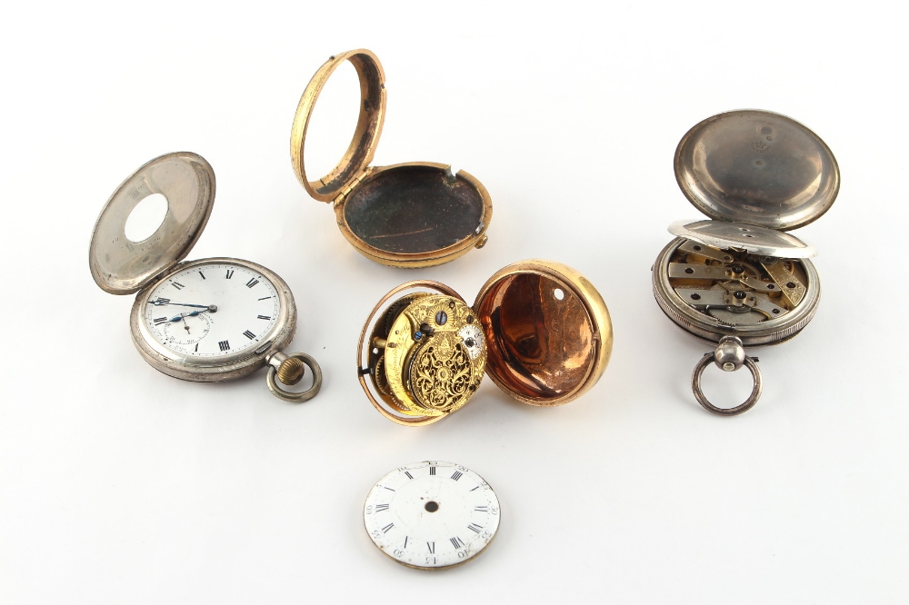 Property of a lady - a George III gold plated pair cased pocket watch, by Thos. Throughgood, London, - Image 2 of 2