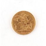 Property of a deceased estate - gold coin - an 1894 Queen Victoria gold full sovereign, Sydney mint.