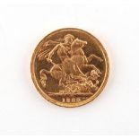 Property of a lady - gold coin - a Queen Victoria 1889 full sovereign, Melbourne mint.