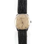 Property of a deceased estate - a gentleman's Movado mechanical wristwatch, with subsidiary