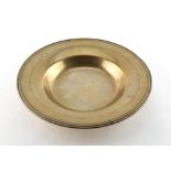 Property of a deceased estate - Just Andersen, Denmark - a 1930's / 40's bronze circular dish,