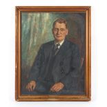 Property of a deceased estate - Herman Benjamin (1881-1942) - PORTRAIT OF A GENTLEMAN - oil on