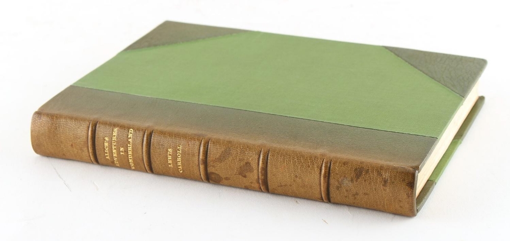 Property of a deceased estate - CARROLL, Lewis - 'Alice's Adventures in Wonderland' - first edition,