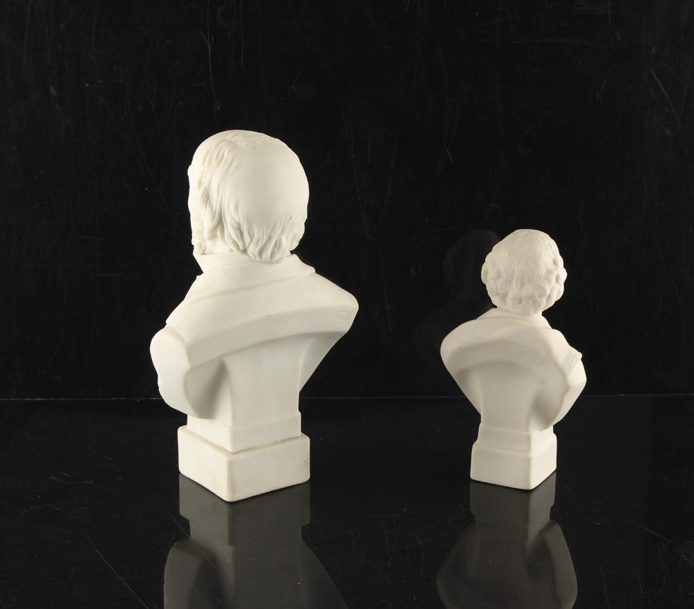 Property of a lady - a Victorian Robinson & Leadbeater parian bust of Gladstone, 8ins. (20.3cms.) - Image 2 of 2