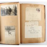 Property of a deceased estate - five late 19th / early 20th century photograph & postcard albums,