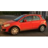 Property of a deceased estate - car - Suzuki SX4, 1.6 petrol, red, only 21,130 miles, registration