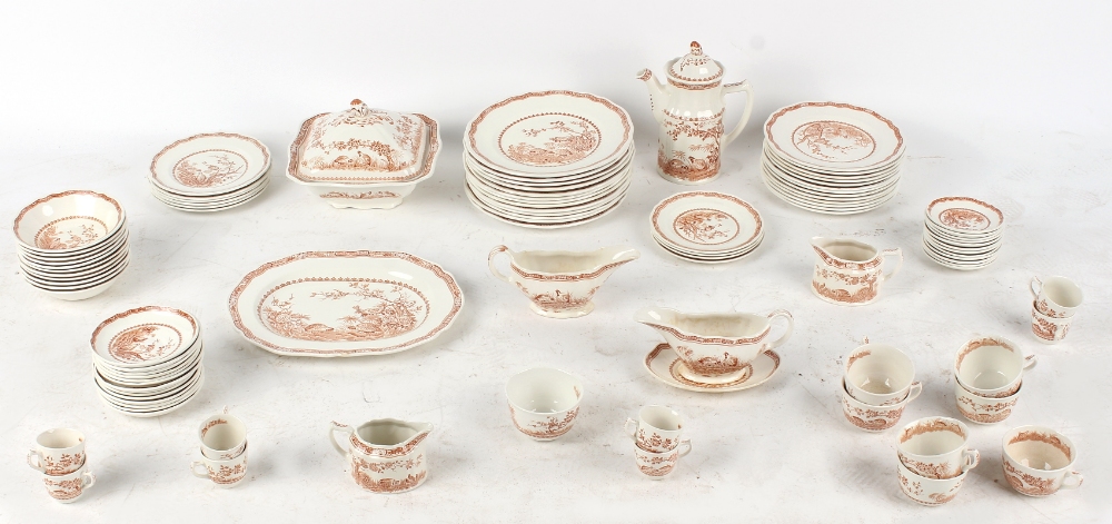 Property of a lady - an extensive Furnivals 'Quail' pattern dinner service, approximately 100