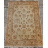 Property of a deceased estate - a Ziegler style rug, 72 by 48ins. (183 by 123cms.).