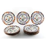 Property of a lady - a set of ten Real Ironstone China Japan pattern dinner plates, probably