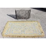 Property of a gentleman of title - a modern cotton rug, possibly Casa Pupo, 79 by 49ins. (200 by