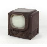 Property of a deceased estate - a Bush Radio brown bakelite cased Television Receiver, Type TV.
