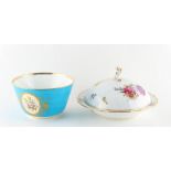 Property of a lady - a mid 19th century Coalport Coalbrookdale Sevres style bleu celeste ground