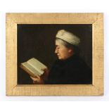 Property of a deceased estate - E. Carr (late 19th century) - PORTRAIT OF A LADY READING A BOOK,