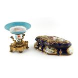Property of a lady - a late 19th / early 20th century Continental Sevres style shaped dressing table