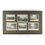 Property of a deceased estate - a group of six 19th century engravings depicting well known
