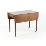 Property of a gentleman of title - an early 19th century George IV mahogany pembroke table, with