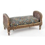 Property of a gentleman of title - a late 19th / early 20th century Louis XVI style giltwood &