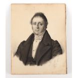 Property of a gentleman - J.P.L. (possibly French, circa 1833) - PORTRAIT OF A GENTLEMAN -