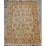 Property of a deceased estate - a Ziegler style rug, 72 by 48ins. (183 by 123cms.).