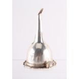 Property of a gentleman - a William IV silver wine funnel, Edward, Edward junior, John & William