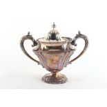 Property of a lady - an American sterling silver covered sugar basin, Theodore B. Starr, 7.75ins. (