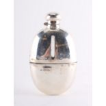 Property of a gentleman - an Edwardian silver hip flask, William Hutton & Sons Ltd., London 1906,