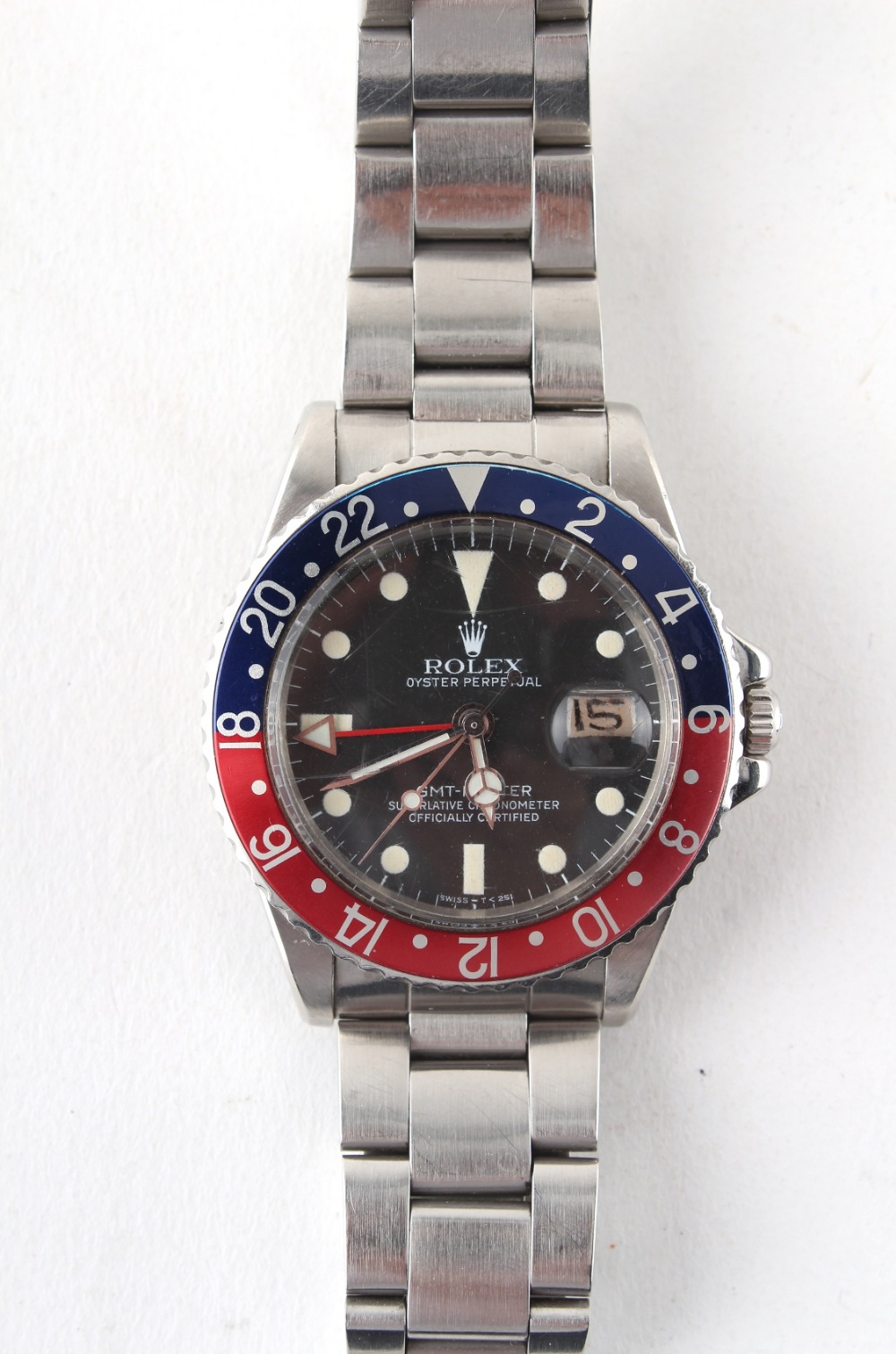 Property of a gentleman - a good gentleman's Rolex GMT Master wristwatch, model 1675, serial