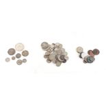 Property of a lady - a quantity of GB silver coins, all pre-1947, approximately 175 grams;