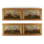 Property of a deceased estate - Samuel Henry Alken (1810-1894) - HUNTING SCENES - a set of four,