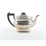Property of a lady - a George III silver teapot, Robert & Samuel Hennell, London 1808, approximately