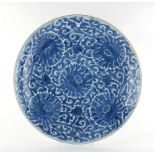 The Martin Robert Morland CMG (1933-2020) collection of Chinese ceramics - a large Chinese blue &