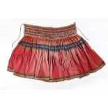 Property of a lady - an embroidered & sequined skirt, probably Afghan, probably early 20th