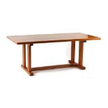 Property of a lady - a modern pine refectory table, 71.5ins. (182cms.) wide.
