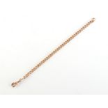 Property of a deceased estate - a 15ct gold short watch chain or bracelet, approximately 15.7 grams.