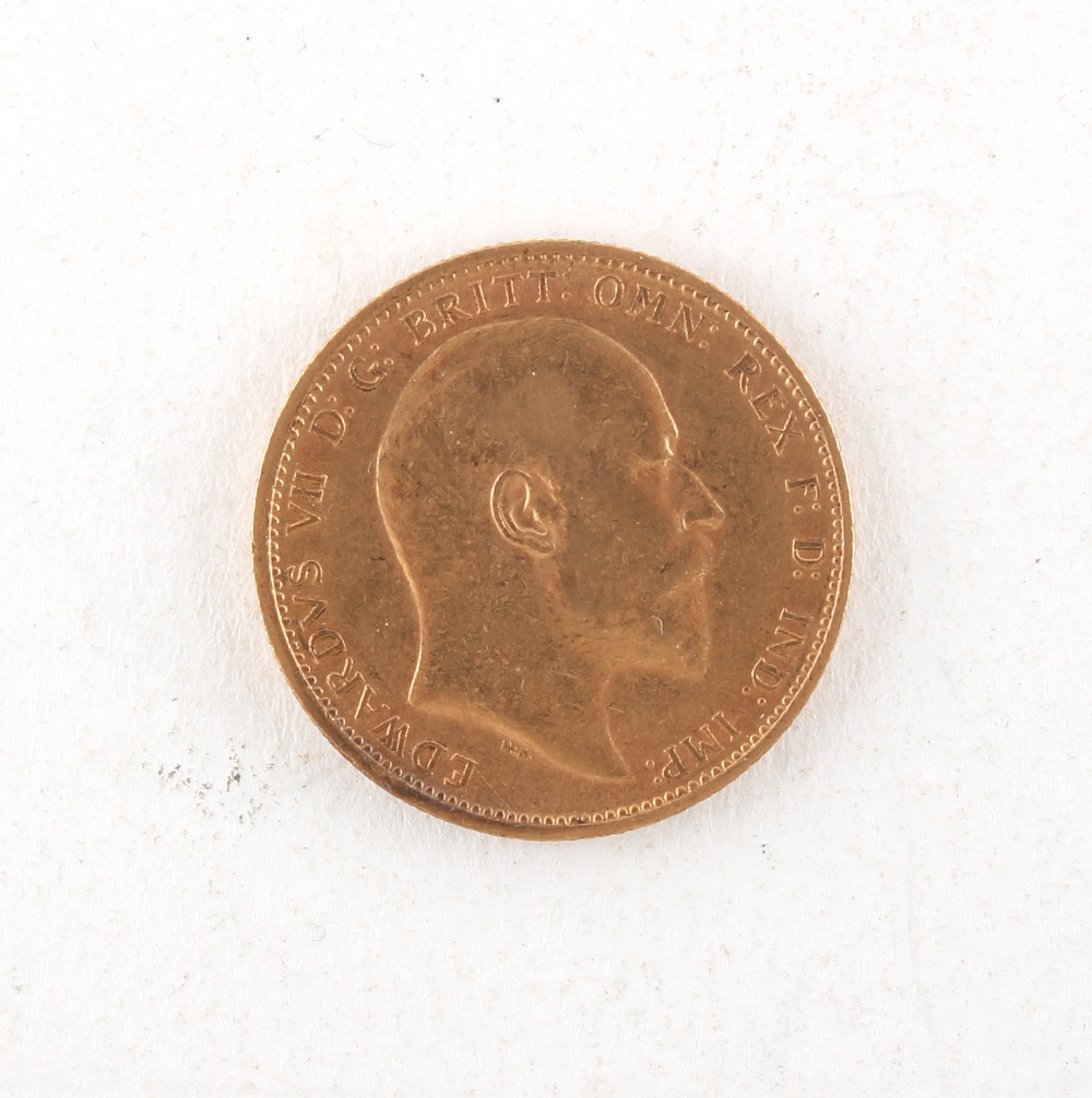 Property of a lady - gold coin - a 1906 Edward VII gold full sovereign, Sydney mint. - Image 2 of 2