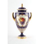 Property of a lady - a private collection of Worcester porcelain - an Edwardian Royal Worcester