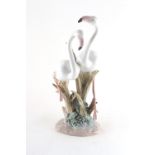 Property of a deceased estate - a Lladro figure - The Flamingos, model number 06641, with original