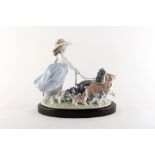 Property of a deceased estate - a Lladro Privilege figure - Puppy Parade, model number 06784, with