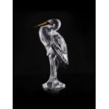 Property of a deceased estate - a Swarovski crystal model of a Heron, number A7670 NR 000 001, boxed