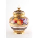 Property of a lady - a private collection of Worcester porcelain - a Royal Worcester pot pourri vase