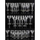 Property of a deceased estate - a suite of thirty-seven Waterford cut glass Sheila / Kathleen