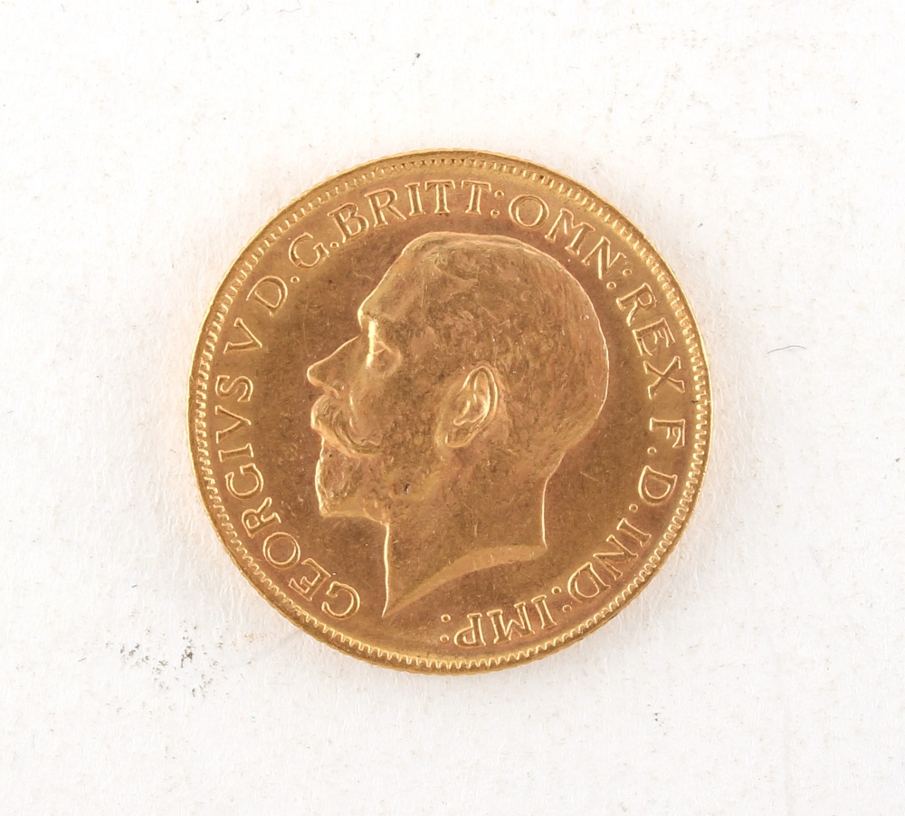 Property of a lady - gold coin - a 1925 George V gold full sovereign, Melbourne mint. - Image 2 of 2