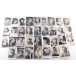 Property of a deceased estate - a quantity of autographed photographs of actors / film music