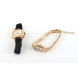 Property of a deceased estate - a lady's Rotary 9ct gold cased wristwatch on 9ct gold bracelet