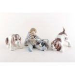 Property of a deceased estate - three Lladro figures - Sweet Dreams, Playful Puppy and Sad Beagle (