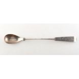 Property of a lady - an American Arts & Crafts style silver long handled spoon by David Carlson,