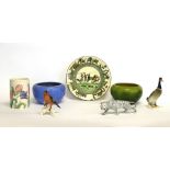 Property of a lady - a group of seven 20th century ceramics including a Royal Doulton Bayeux