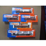 Five Roco "HO" Gauge Boxed Items of Rolling Stock, Ref No's 46489, 46306, 46685, 47394 and 47427,