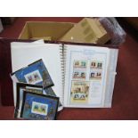 A Collection of Stamps and Covers Celebrating The Royal Family and Events, in six albums and an